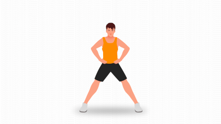 Cardio-Adductor stretch in standing