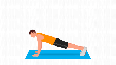 Body weight-Reverse push-ups