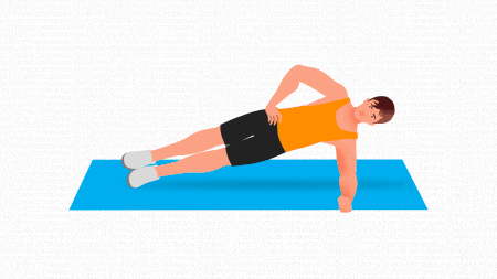 Abs-Side bridges right